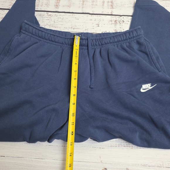 Nike Sportswear Club Fleece Mens Pants Size XL Navy Blue BV2707-410 Cotton Poly - Picture 8 of 10